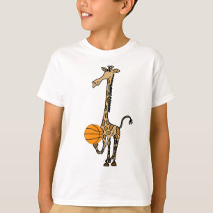 Giraff AW med en basketskjorta Tee Shirt
