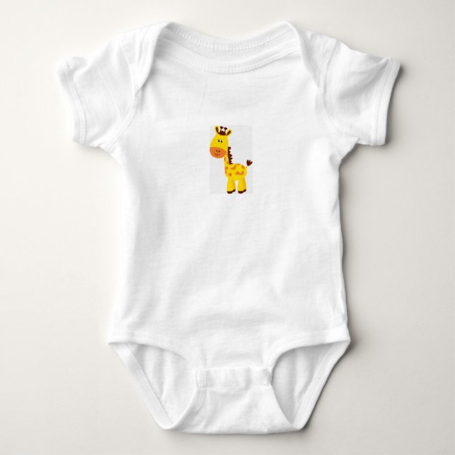 Giraff baby bodysuit sovkläder t-shirt (Framsida)