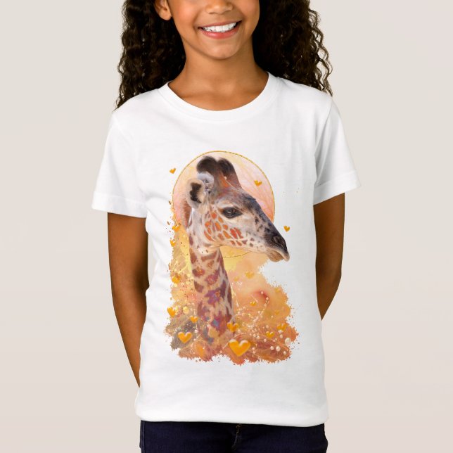 Giraff Baby "NÄR VI VAR UNGA" T Shirt (Framsida)
