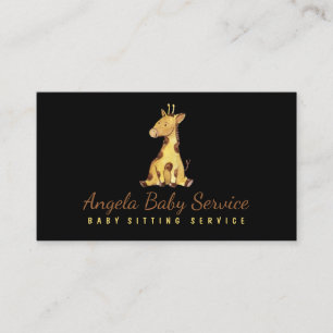 Giraff Baby Visitkort