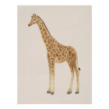 Giraff Barnkammar Konst