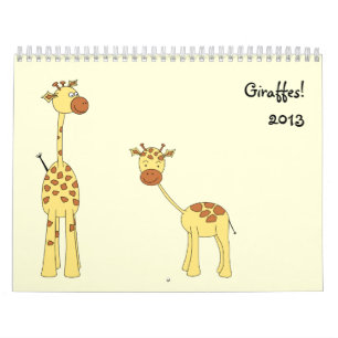 Giraff Calendar 2013. Gulliga tecknader Kalender