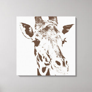 Giraff Canvastryck