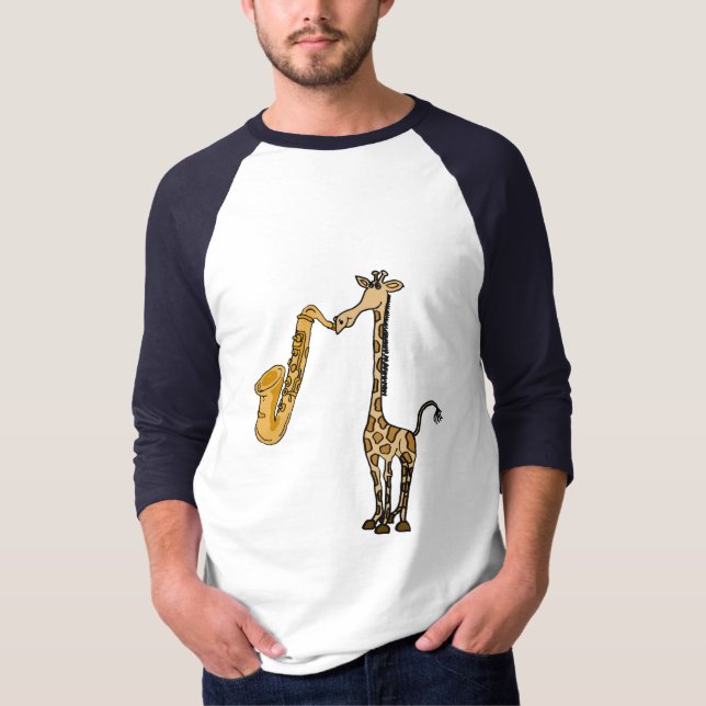 Giraff CG med saxofonskjortan Tröja (Framsida)