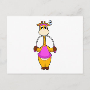 Giraff Fitness Rep Vykort