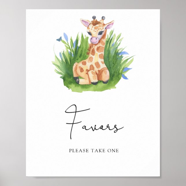 Giraff - Fördelar Poster (Framsidan)