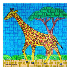 Giraff - Foto Print