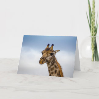 Giraff från Sydafrika Kort