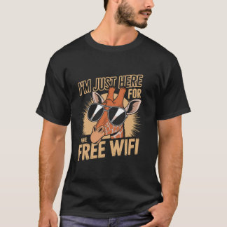 Giraff Gag Party Mening T Shirt