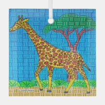 Giraff - Glasornament