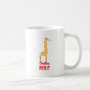 Giraff härskar kaffemugg