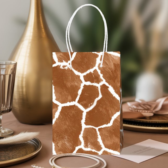 Giraff Hudmönster Sadel Brun ID1152 (Skapare uppladdad)