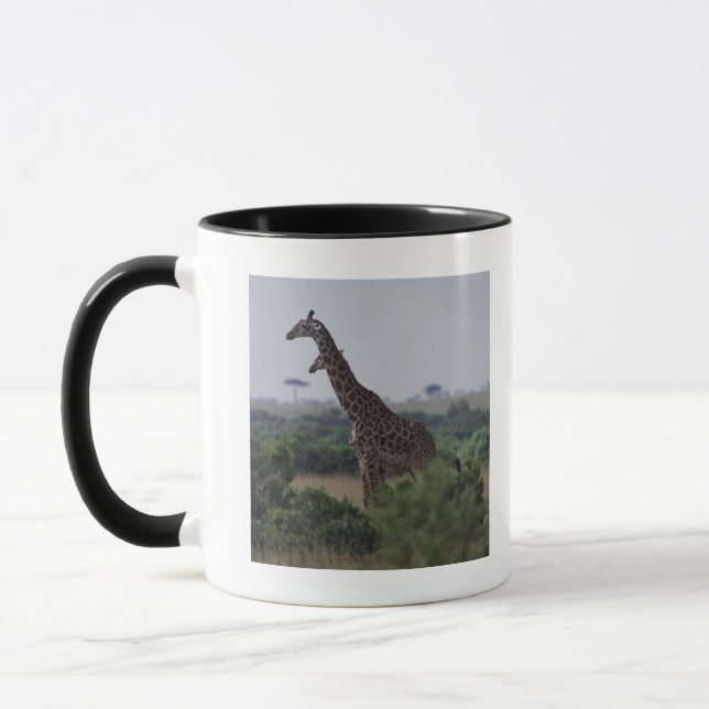 Giraff i afrika mugg (Vänster)