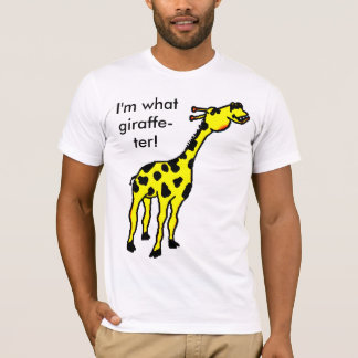 giraff I-förmiddag vilken giraff-ter! Tee