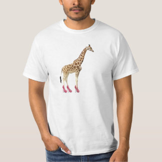 Giraff i högklackar tee