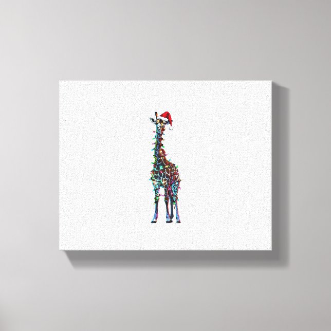 Giraff jul  _1 canvastryck (Framsida)