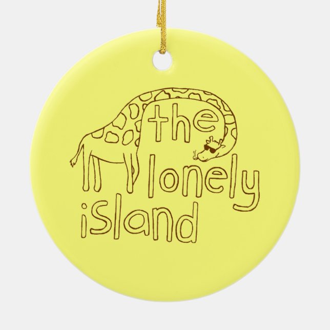 Giraff Julgransprydnad Keramik (Baksidan)