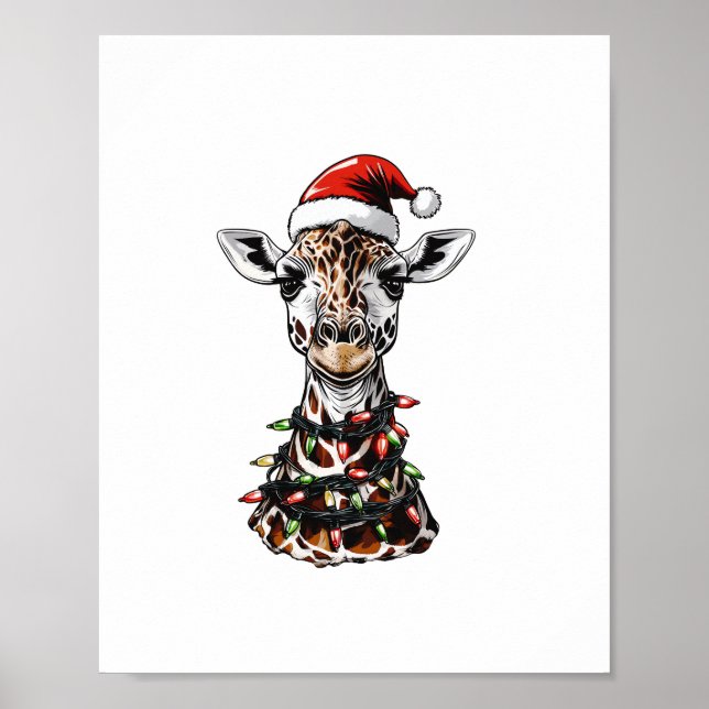 Giraff julhatt Xmas   Poster (Framsidan)