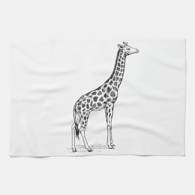 Giraff Kökshandduk (Horisontell)