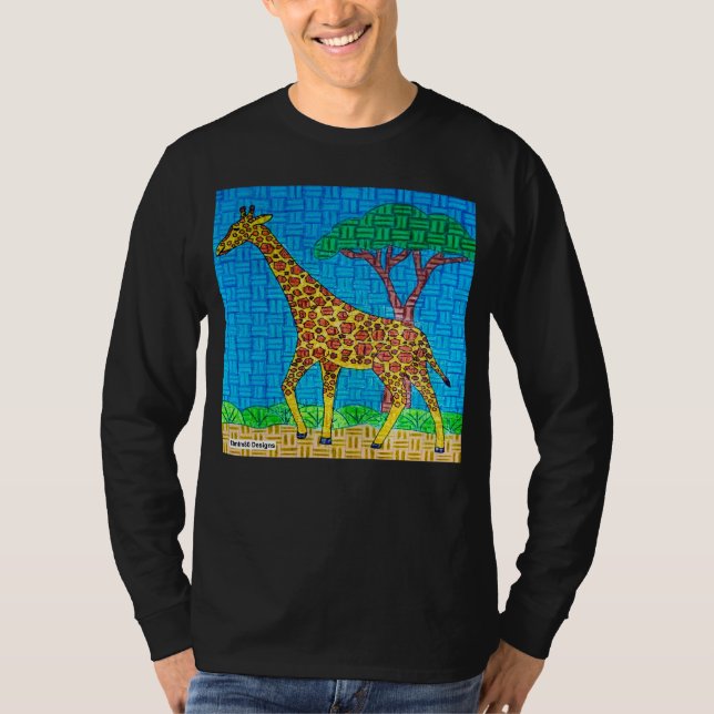 Giraff (levande) - Herr Långärmad Tröja (Framsida)