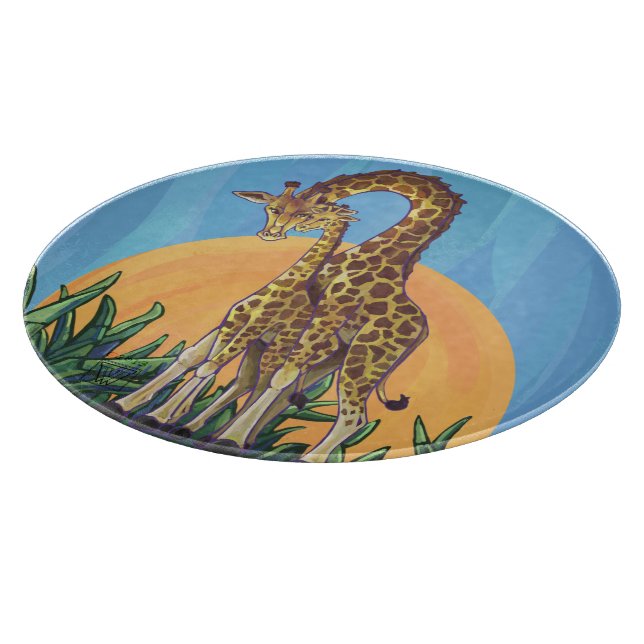 Giraff Mamma och Bebis (Hörn)