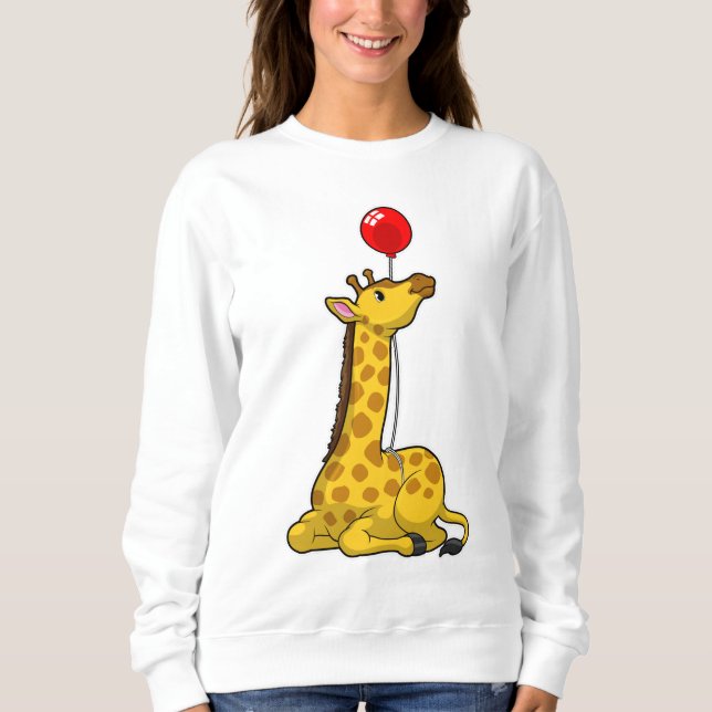 Giraff med ballong t shirt (Framsida)