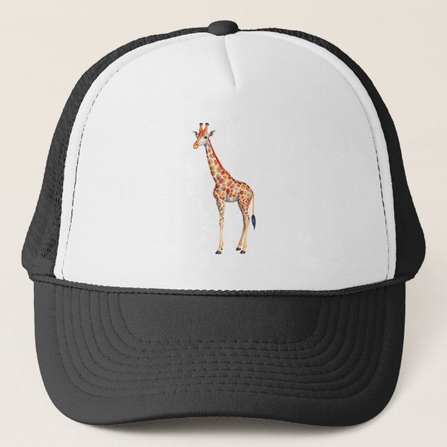 giraff med lång hals keps (Framsida)