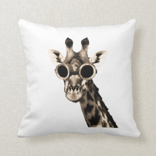 Giraff med Steampunk solglasögonGoggles Kudde