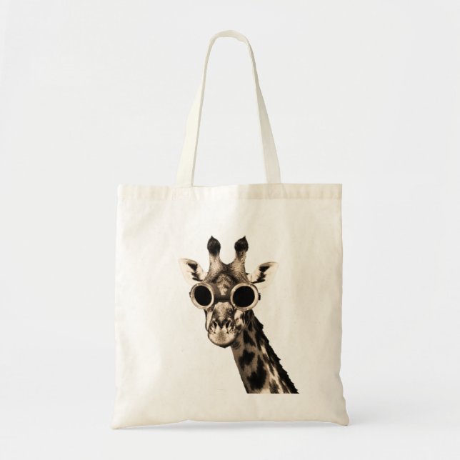 Giraff med Steampunk solglasögonGoggles Tygkasse (Framsidan)