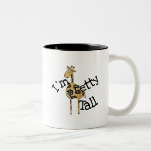 Giraff mig T-tröja och gåvor för förmiddag nä Två-Tonad Mugg