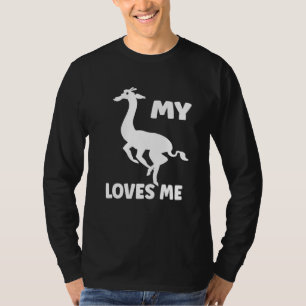 Giraff Min faster älskar mig för systerson och sys T Shirt