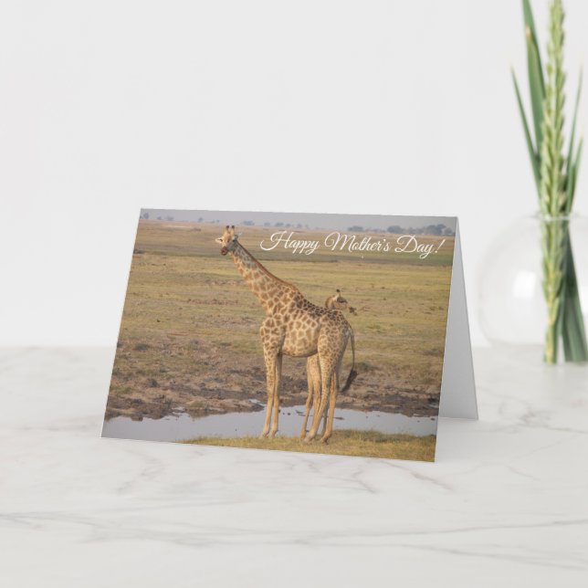 Giraff Morsdags-kort Kort (Framsida)