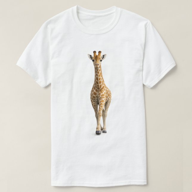 Giraff Närmar Sig T Shirt (Design framsida)