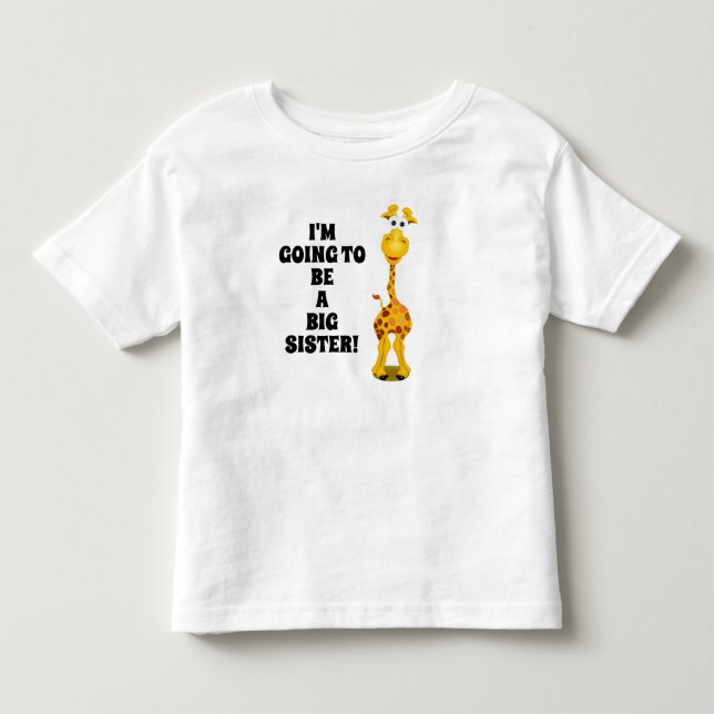 Giraff Ny Bebis Stor Systet Barnkläder T Shirt (Framsida)