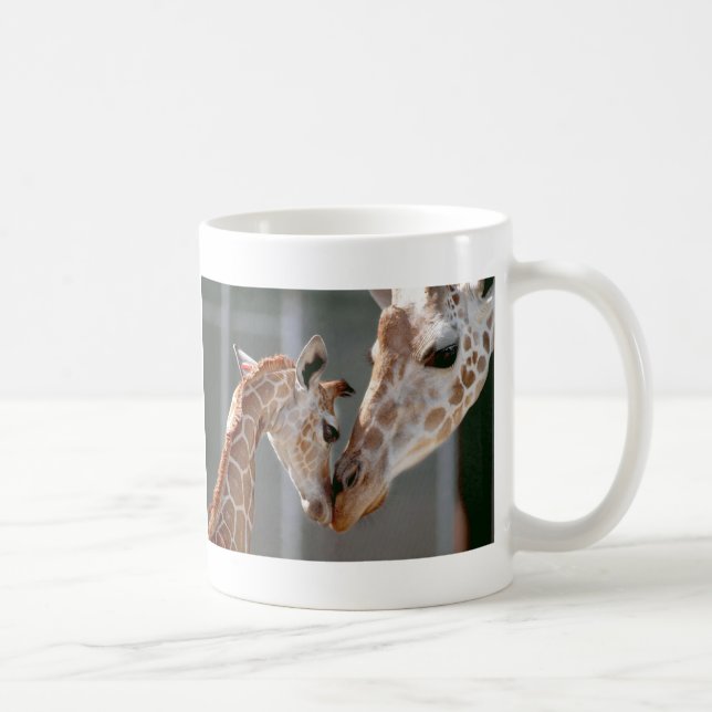 Giraff- och babymugg kaffemugg (Höger)
