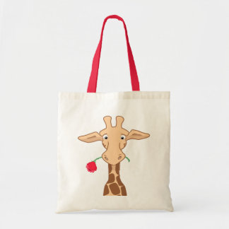 Giraff och en rototo tygkasse