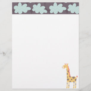 Giraff och moln