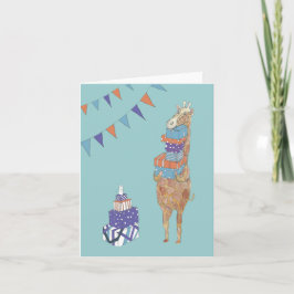 Giraff och mus födelsedagspresenter kort