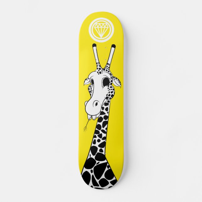 Giraff Old School Skateboard Bräda 18 Cm (Framsida)