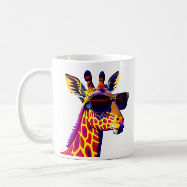 Giraff optiker kaffemugg (Vänster)