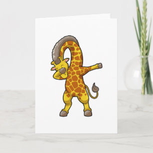 Giraff på Hip Hop-dans Dab Kort