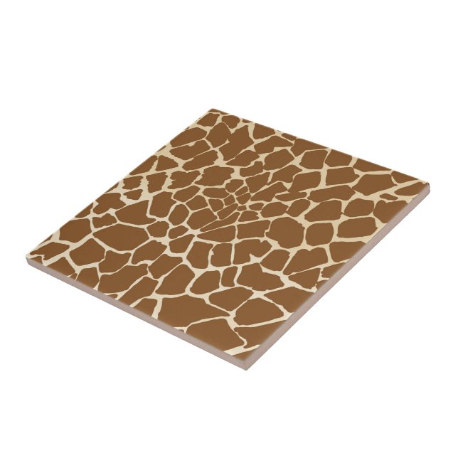 Giraff päls mönster tryck kakelplatta (Sidan)