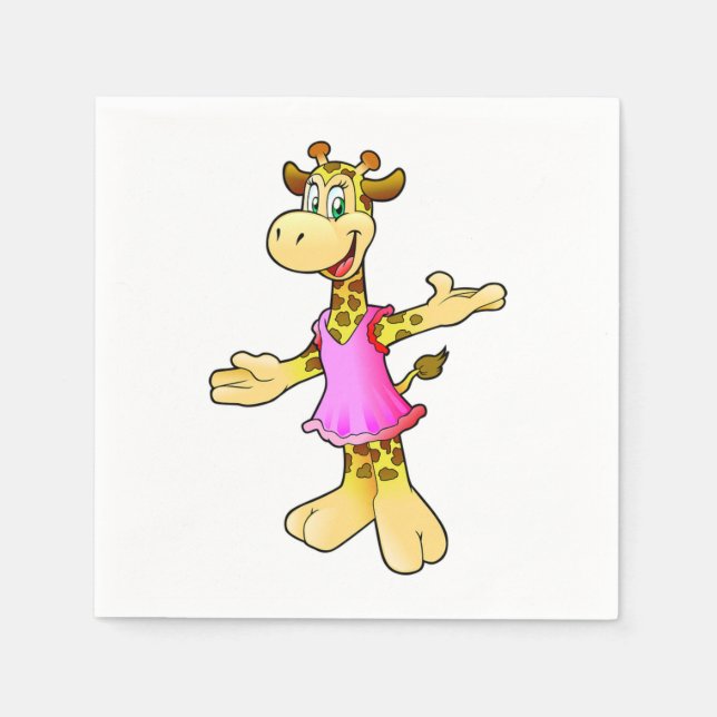Giraff Pappersservett (Framsidan)