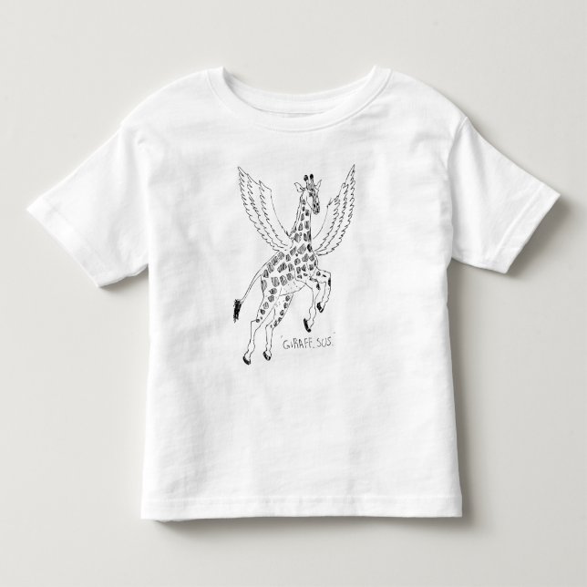 Giraff + pegasus = Giraffsus T Shirt (Framsida)