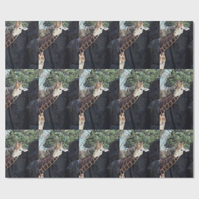 Giraff Presentpapper (Platt)