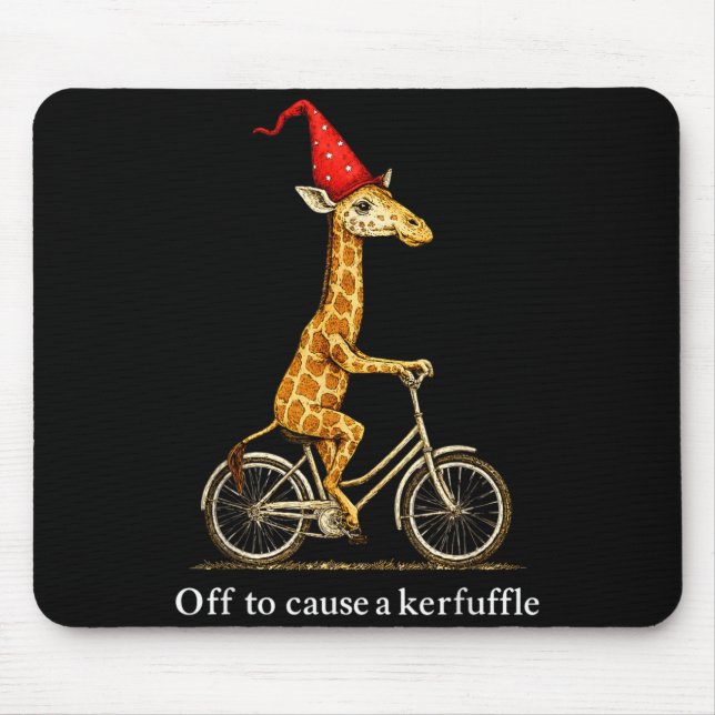 Giraff redo för att orsaka en röra musmatta (Framsidan)
