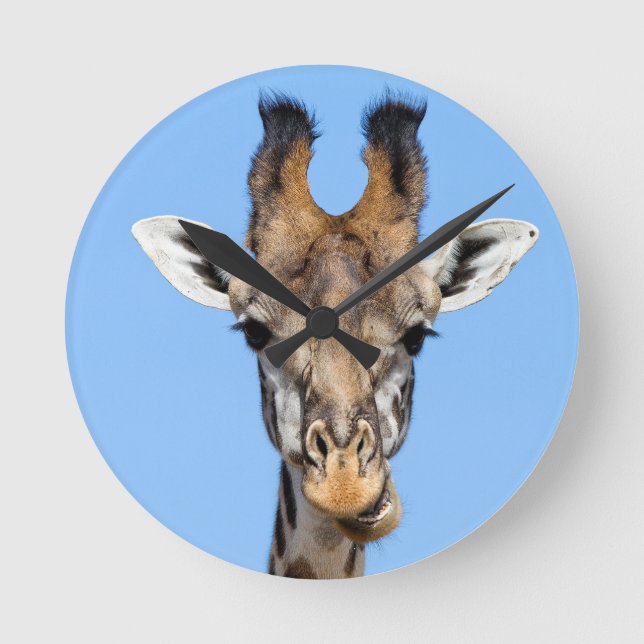 Giraff Rund Klocka (Framsida)