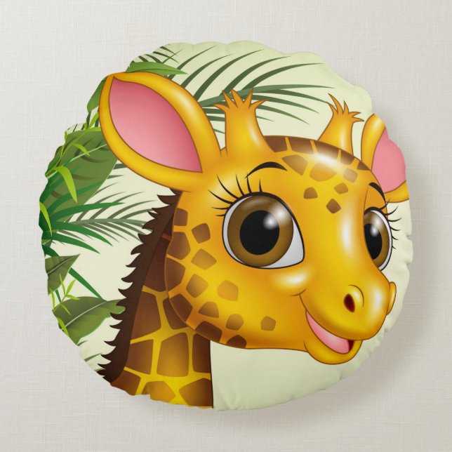 Giraff Rund Kudde (Framsidan)
