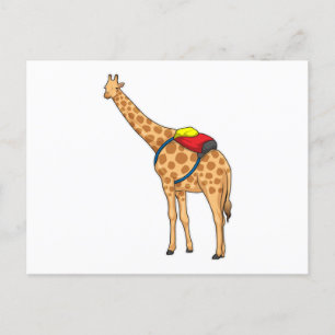 Giraff Ryggsäck Vykort