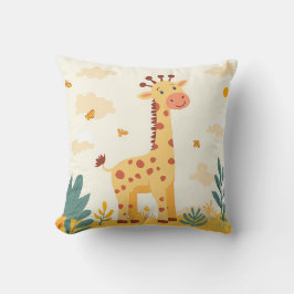 Giraff Safari Tema Barnkammare Nursery Kudde